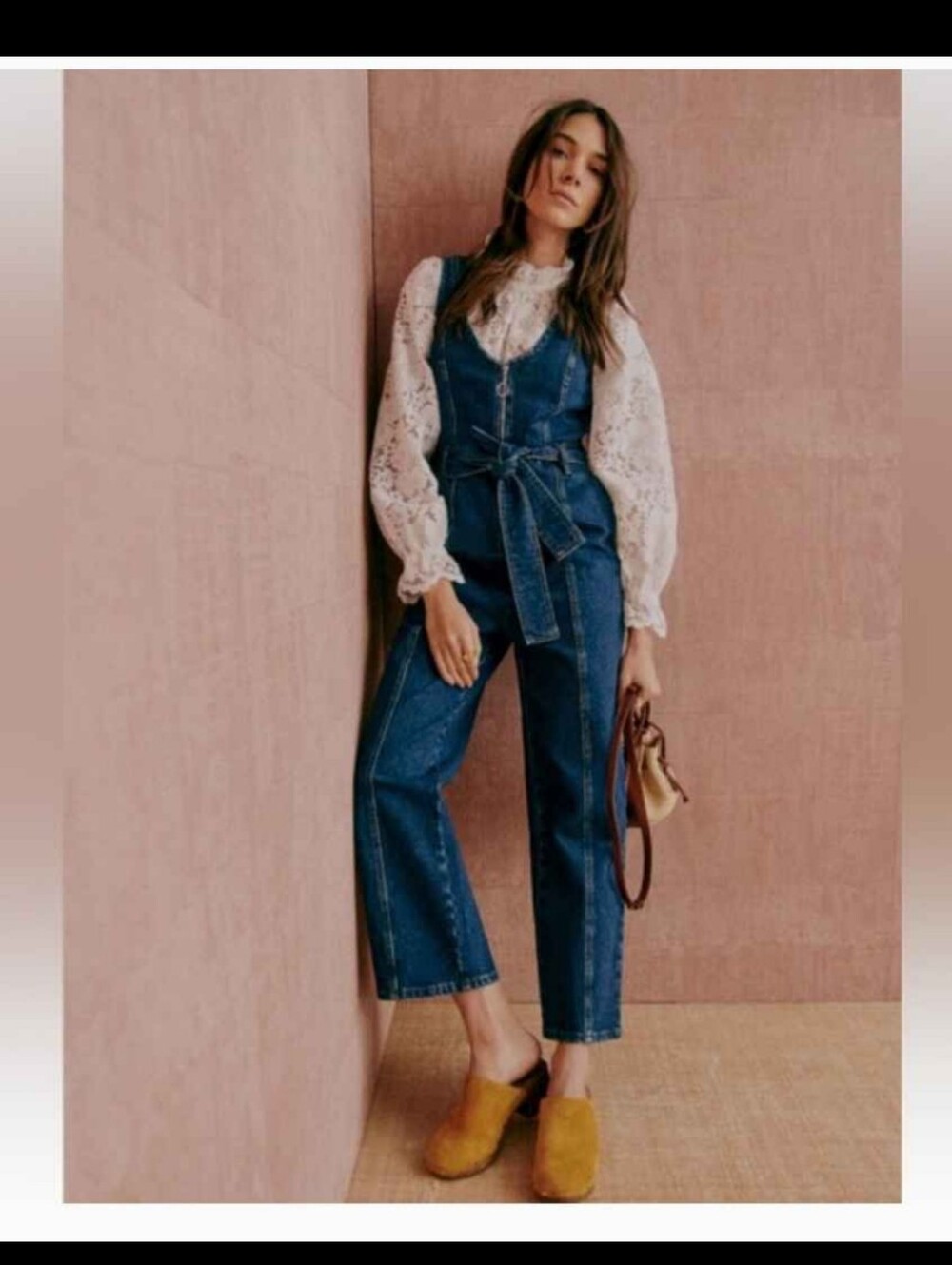 Sezane Size 38 Selene Jumpsuit New with tags